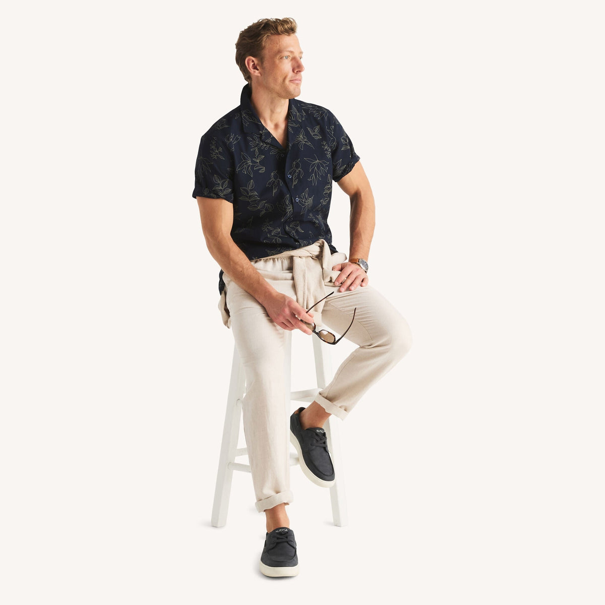 Camisa de hombre de manga corta