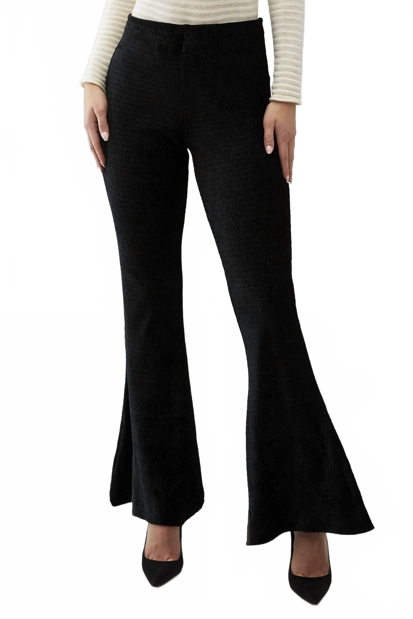 Pantalón de terciopelo color negro