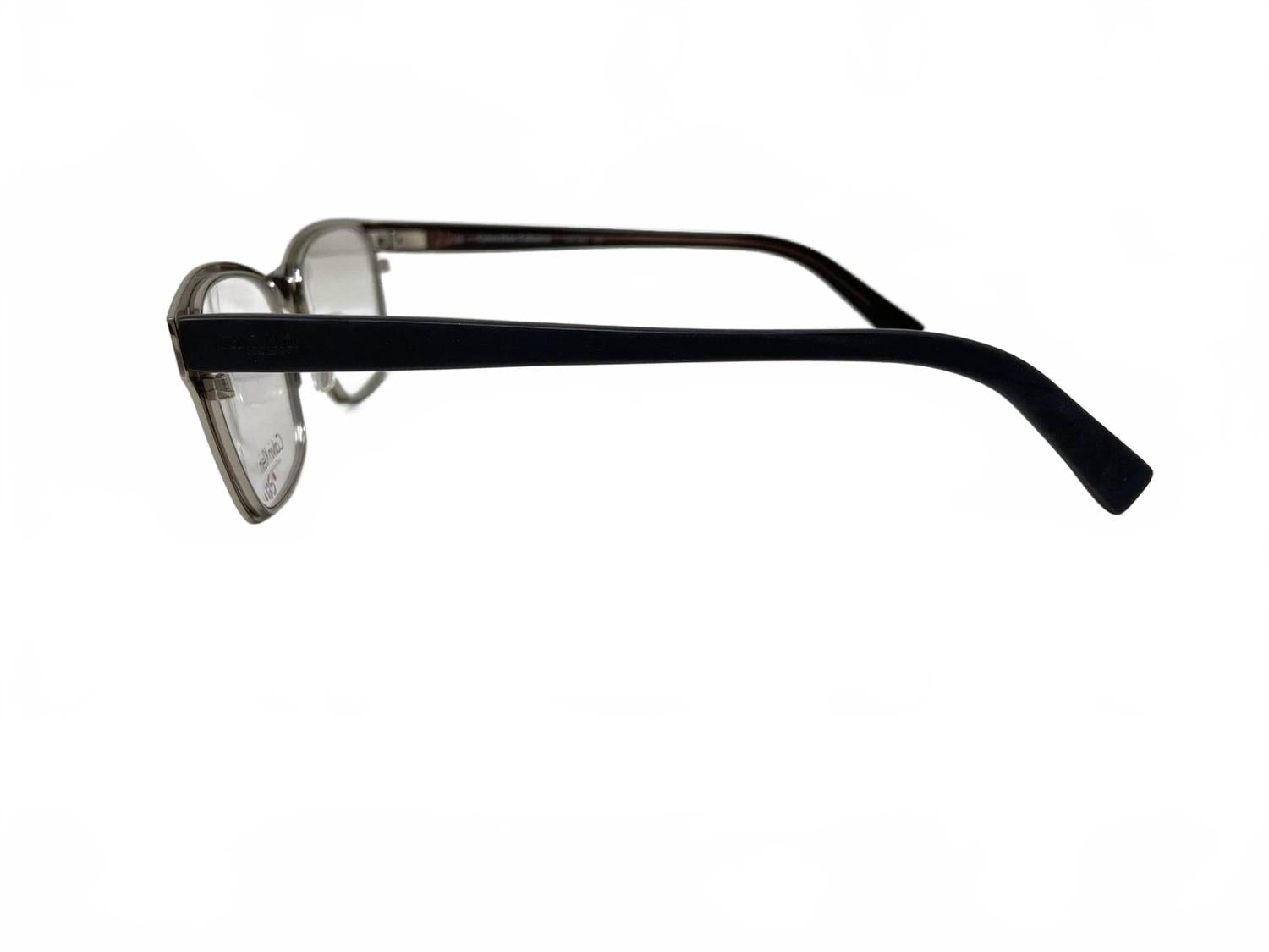 Montura para gafas de hombre color gris y plateado