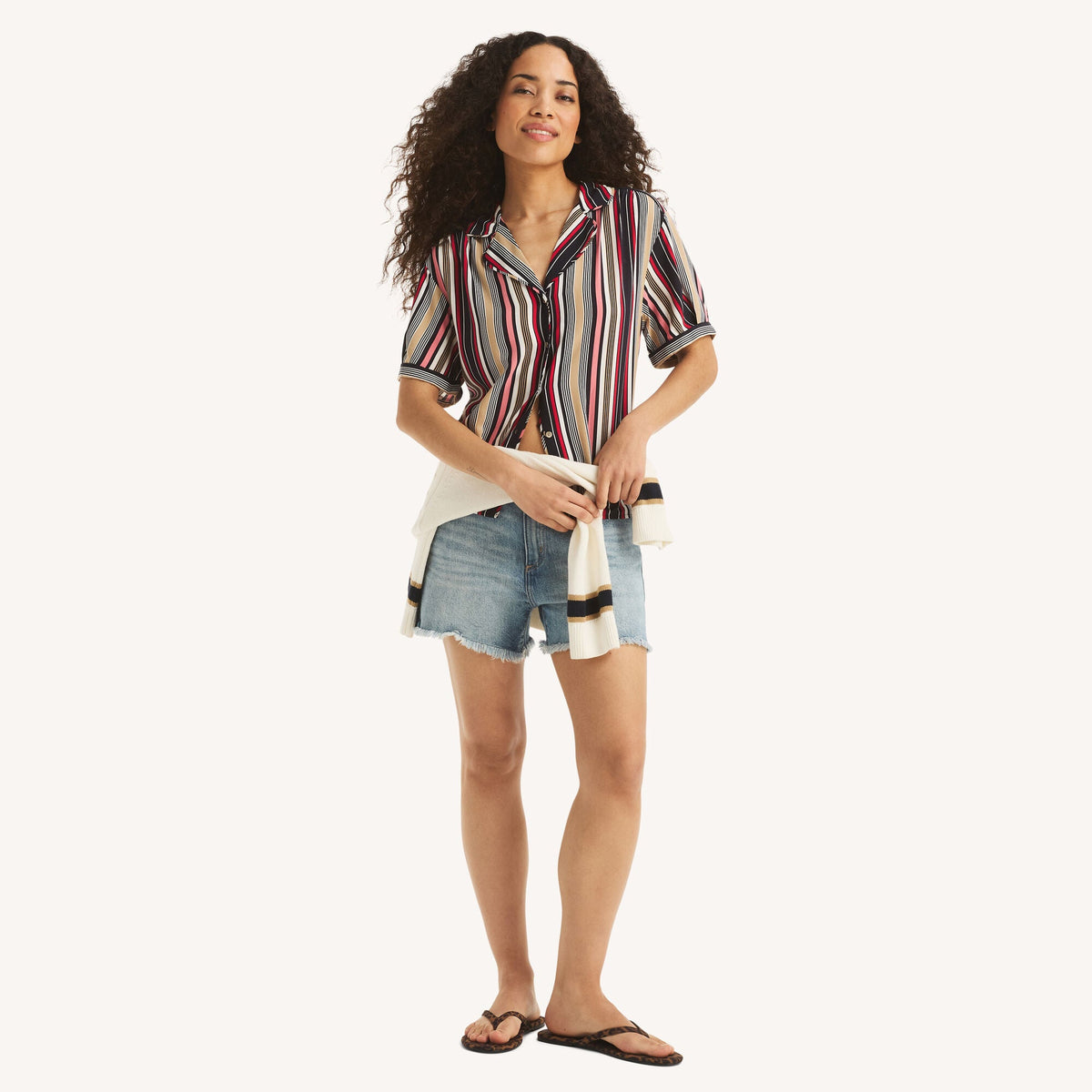 Camisa de mujer a rayas