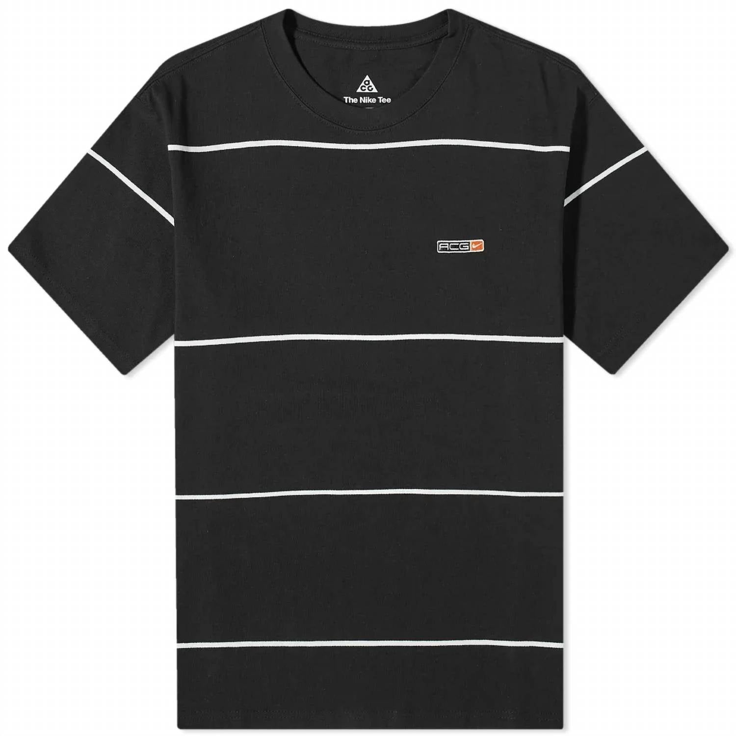 Camisa de hombre a rayas color negro