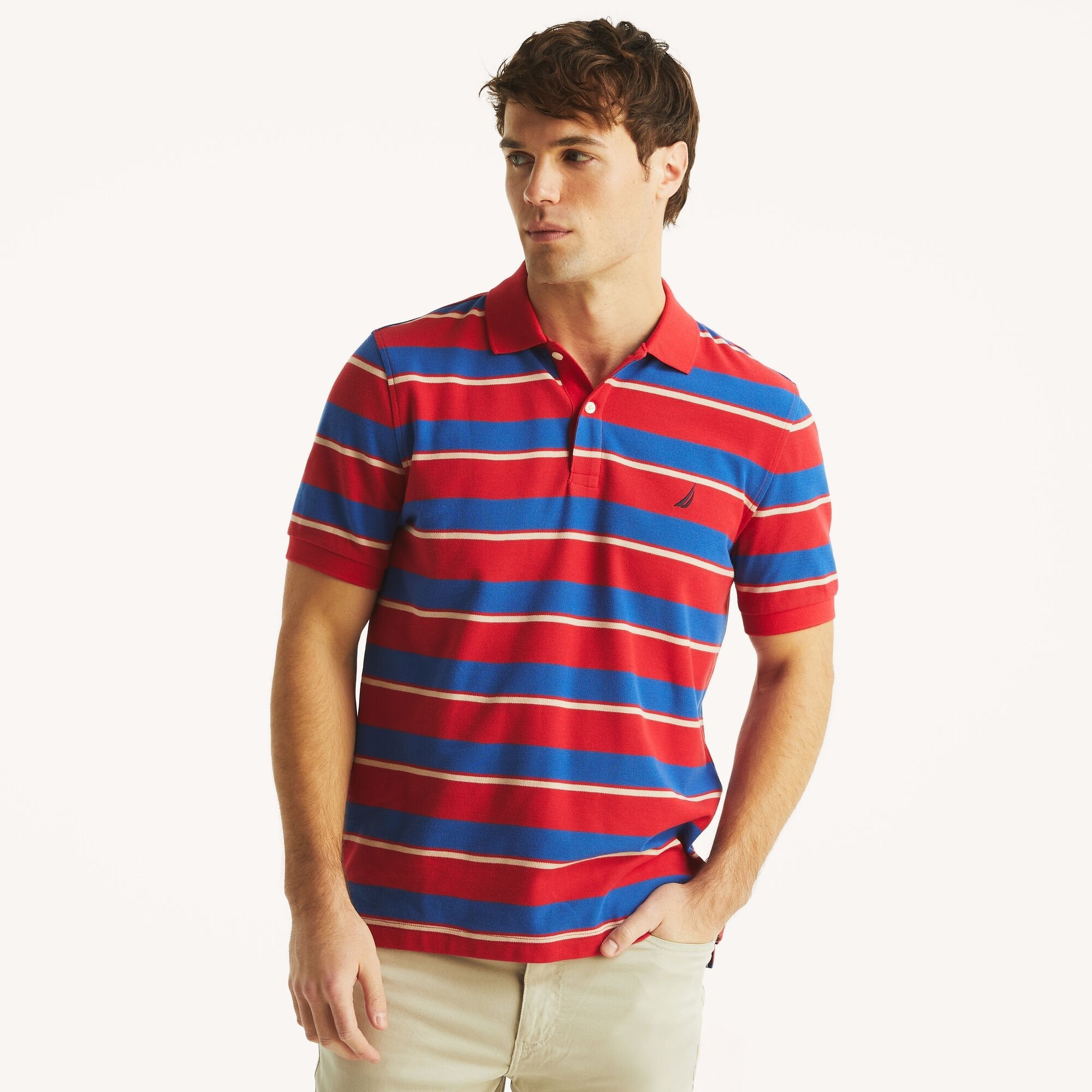 Polo de hombre a rayas