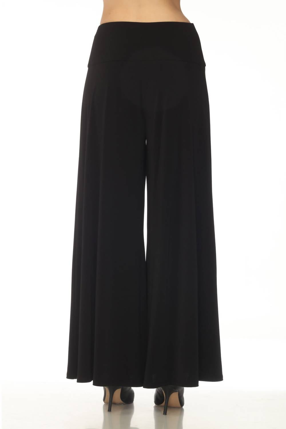 Pantalón de tiro alto color negro