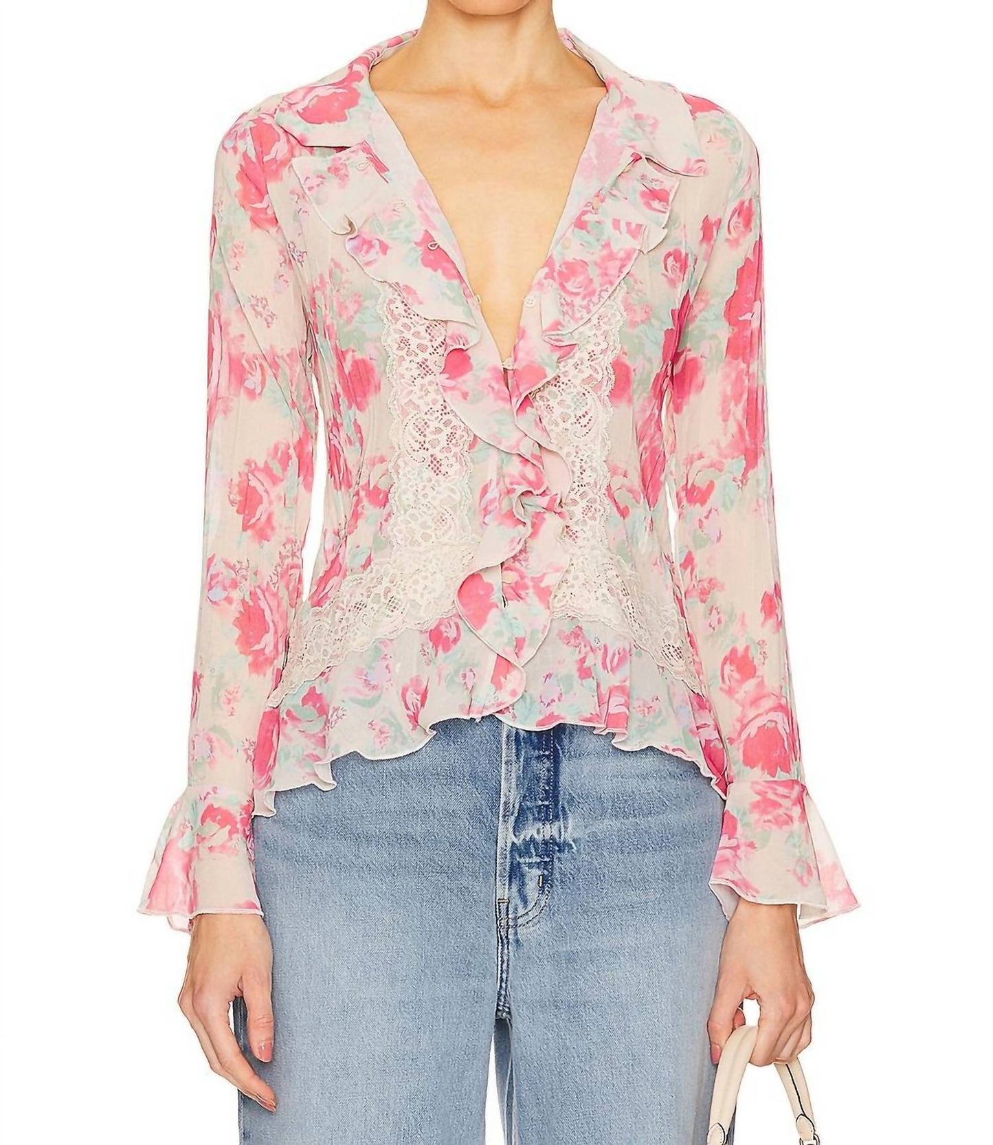 Blusa color rosado