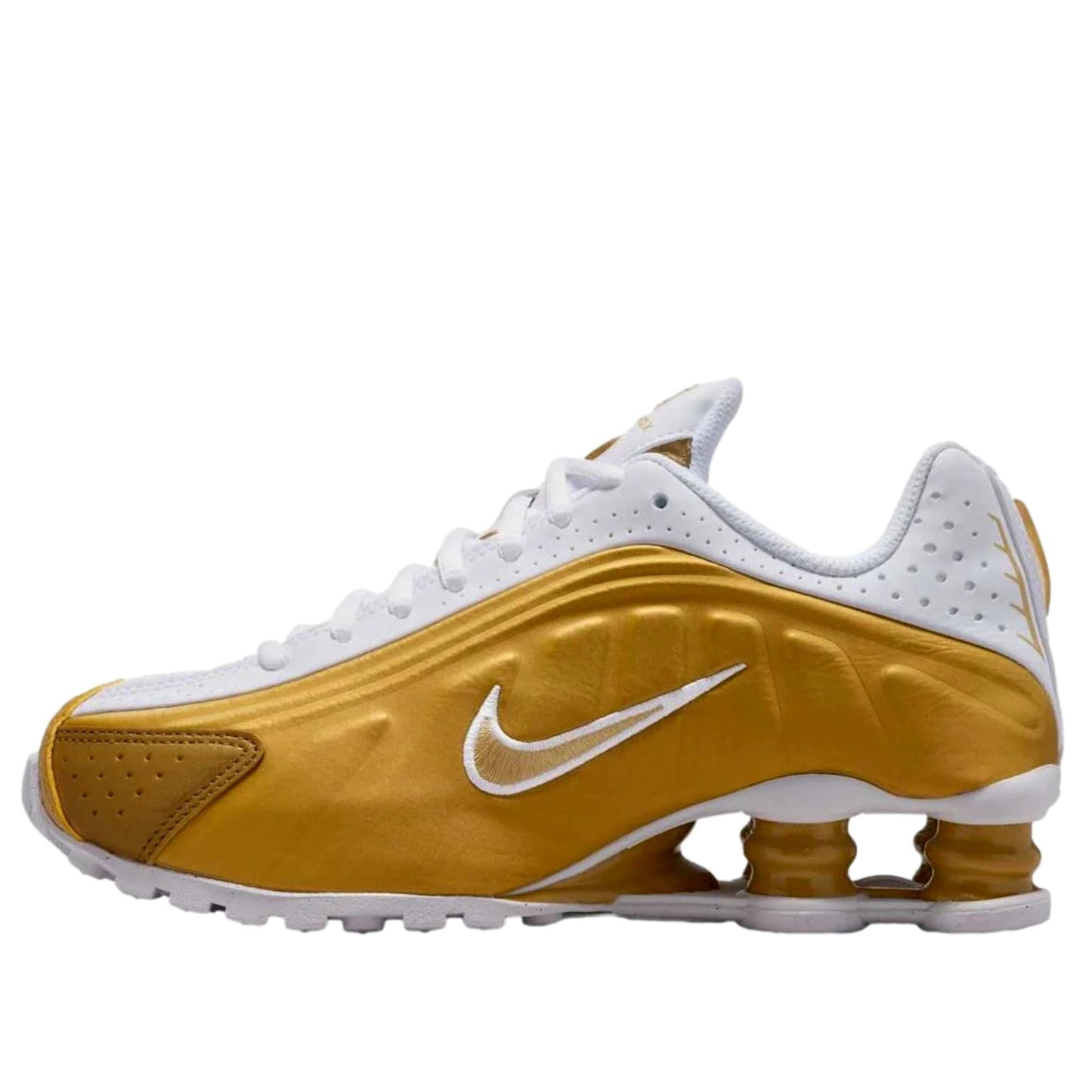Nike Shox R4 Metallic Gold / Metallic Gold  CW2626-700 Escolar