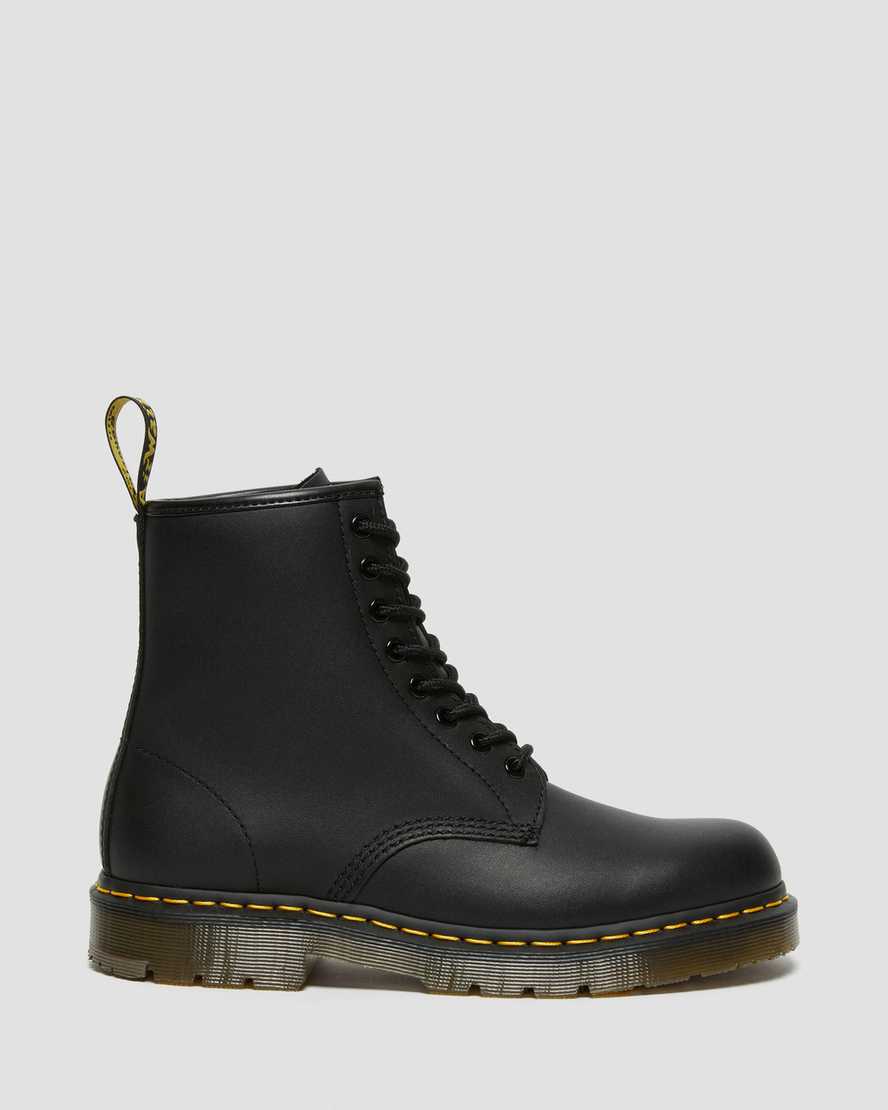 Botas de cuero con cordones