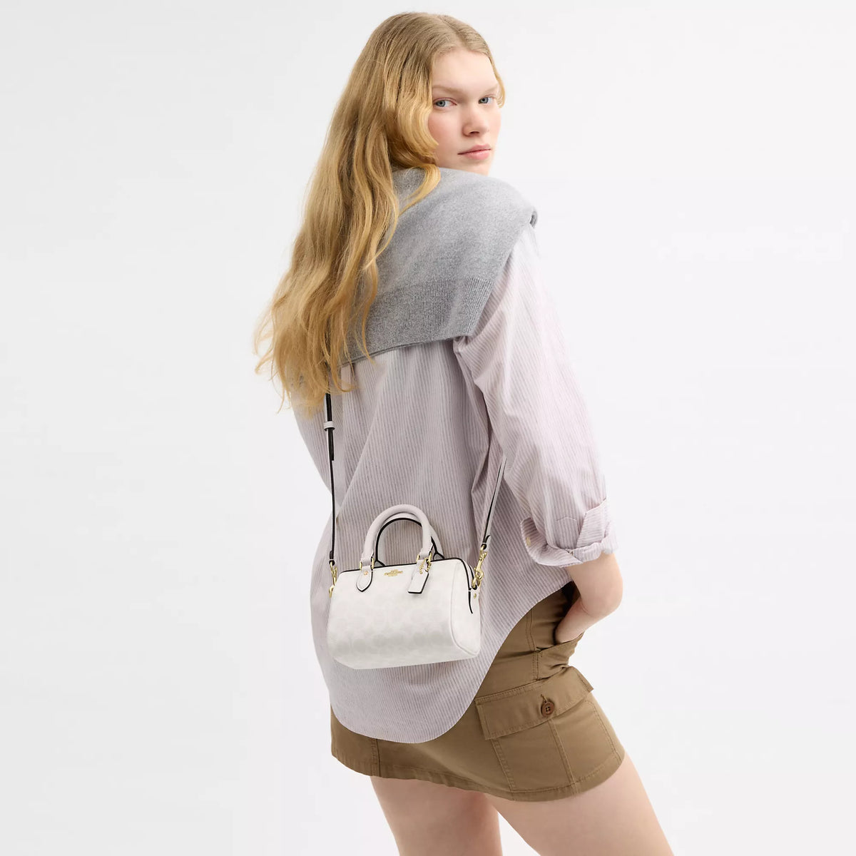 Bolso cruzado de lona