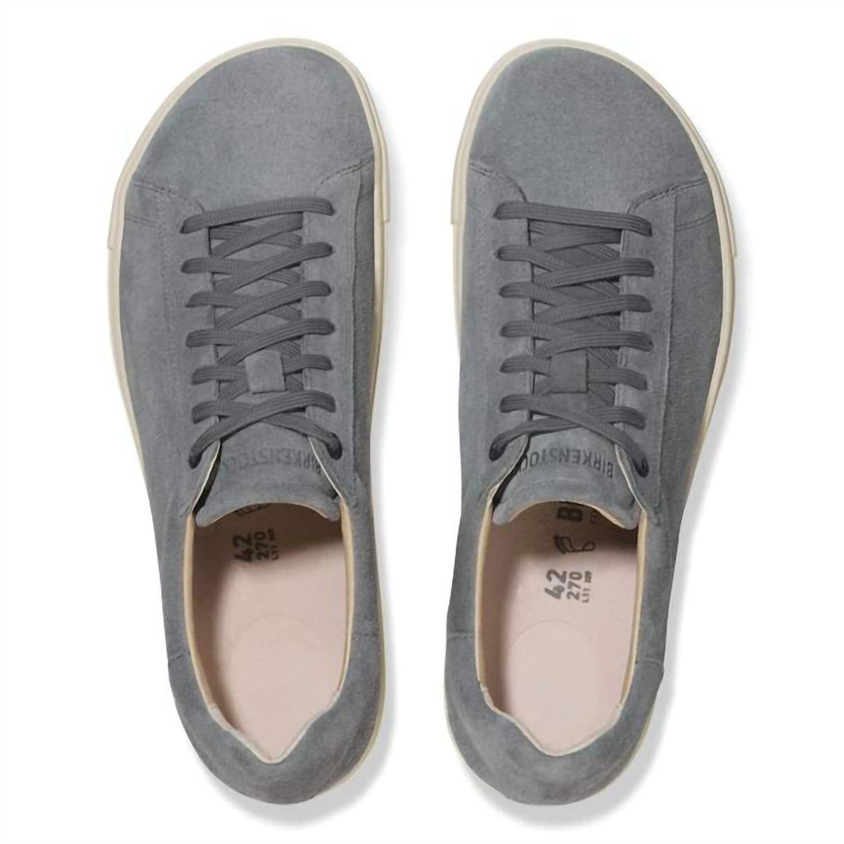 Zapatos de hombre de cuero color gris