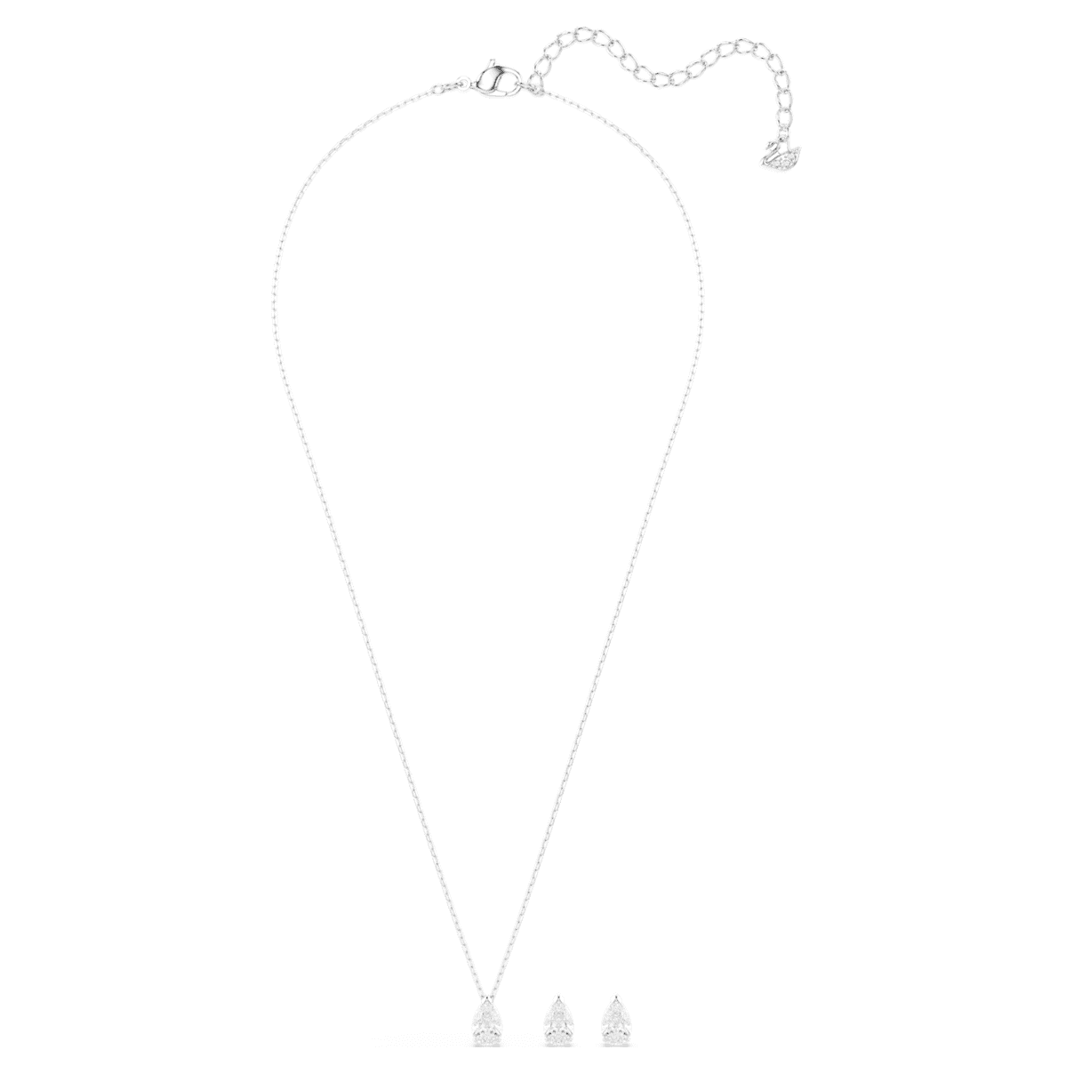 Set de joyería color blanco