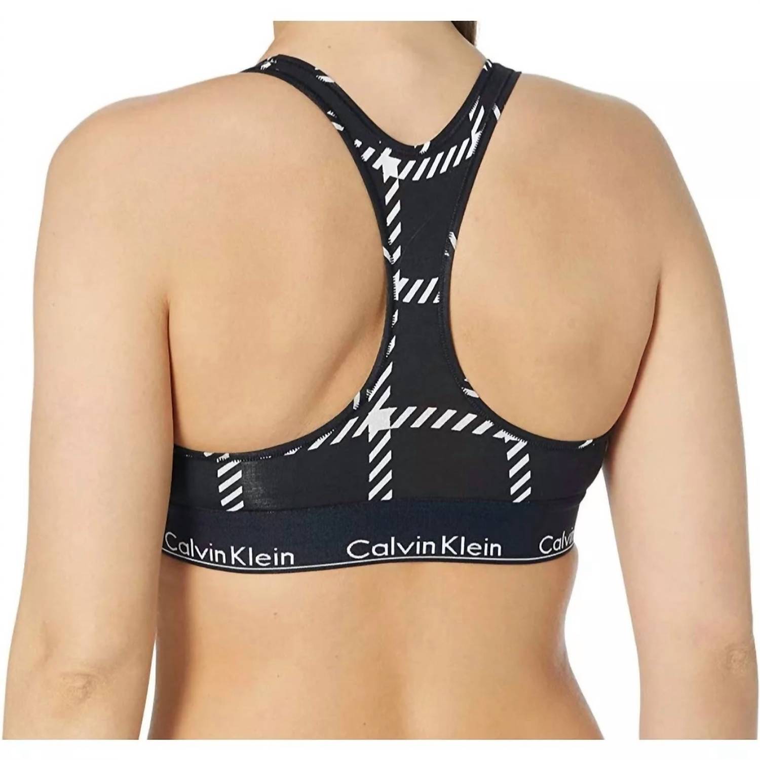 Bralette de algodón color negro