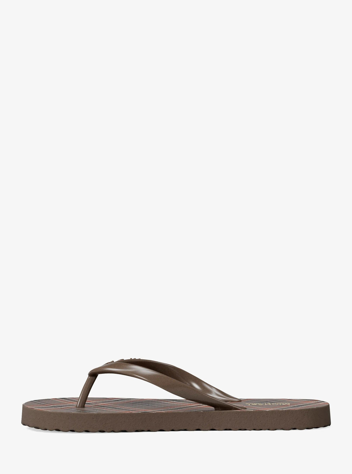 Sandalias a cuadros