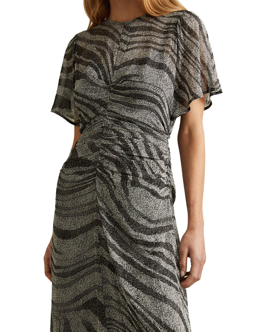 Vestido midi con estampado
