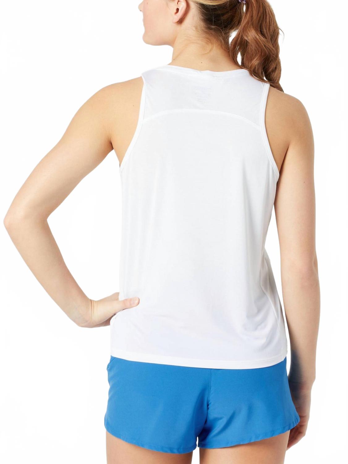 Camiseta sin mangas color blanco
