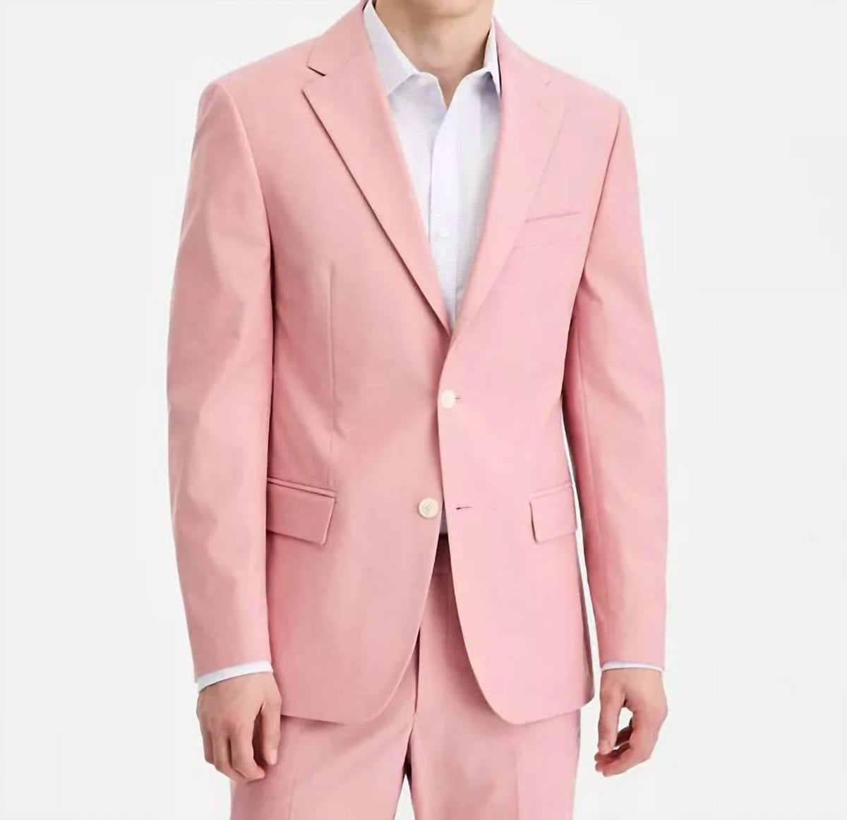 Chaqueta de hombre color rosado