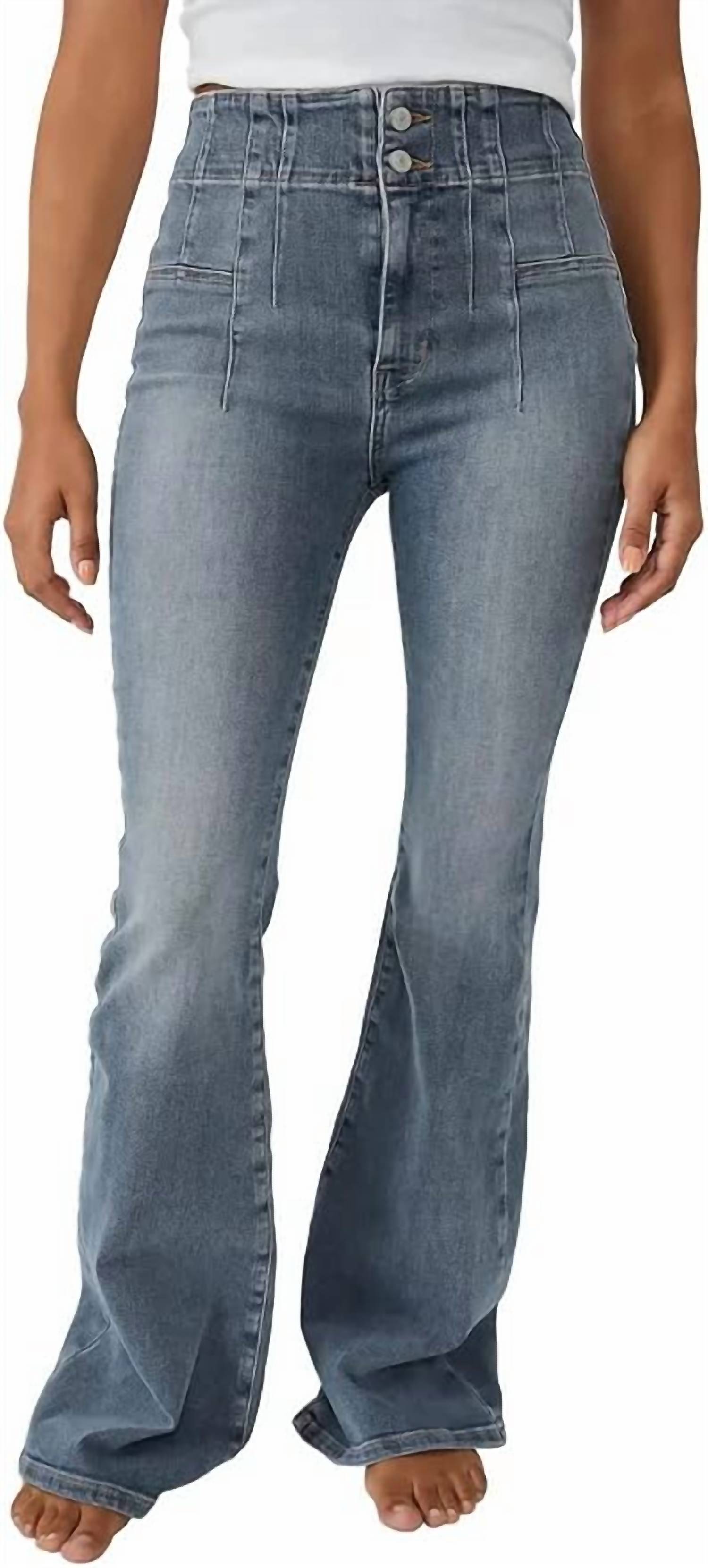 Jean color azul