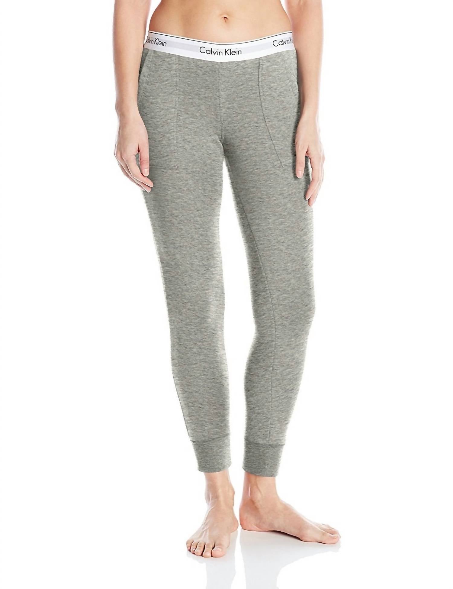 Pantalón deportivo de algodón color gris