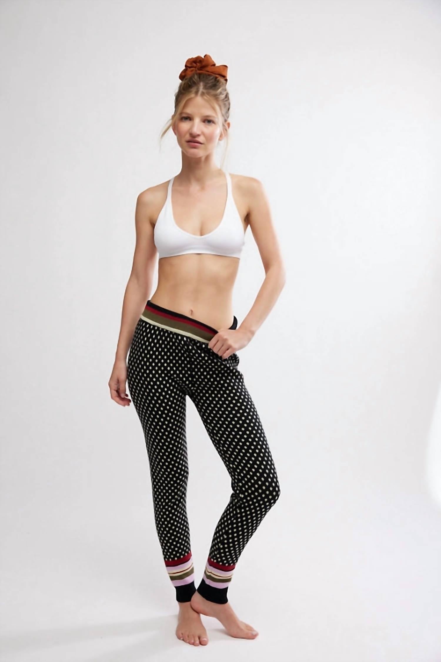 Leggings color negro