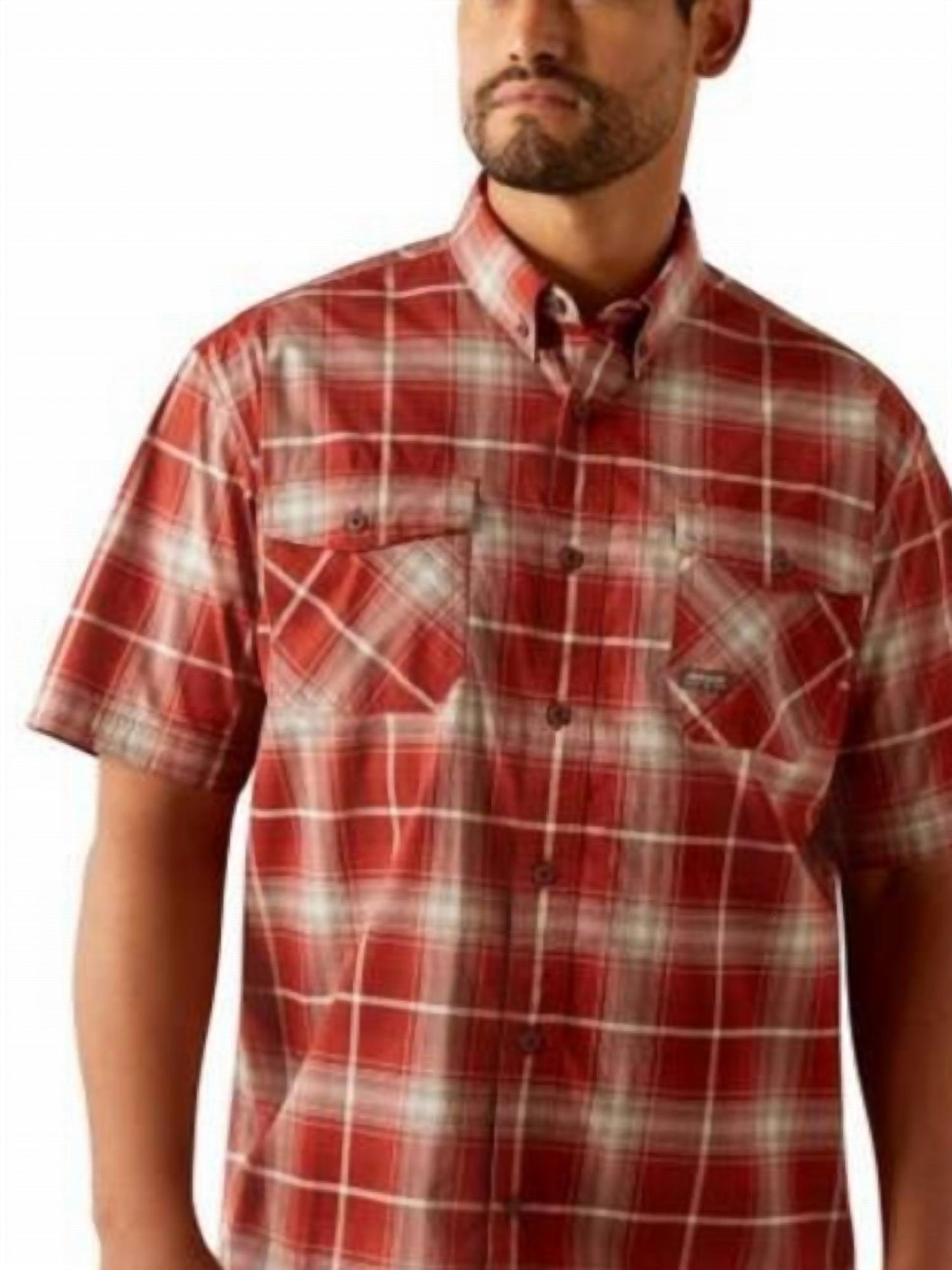 Camisa de hombre color rojo