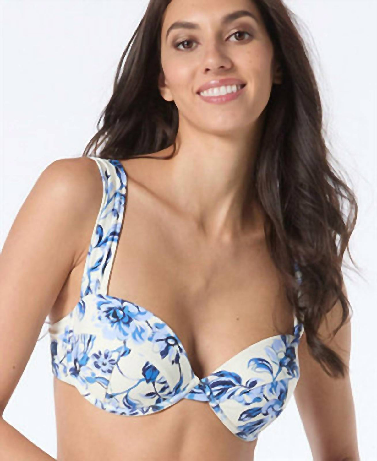 Brasier color blanco y azul