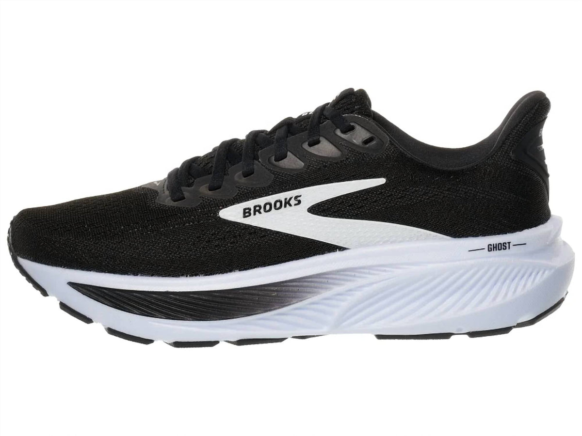 Tenis para correr de mujer color negro y blanco y gris