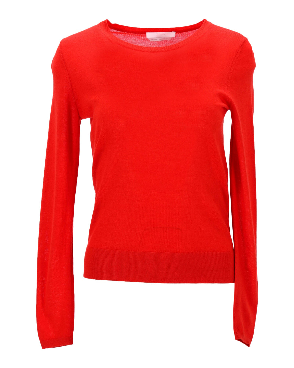 Suéter de lana color rojo