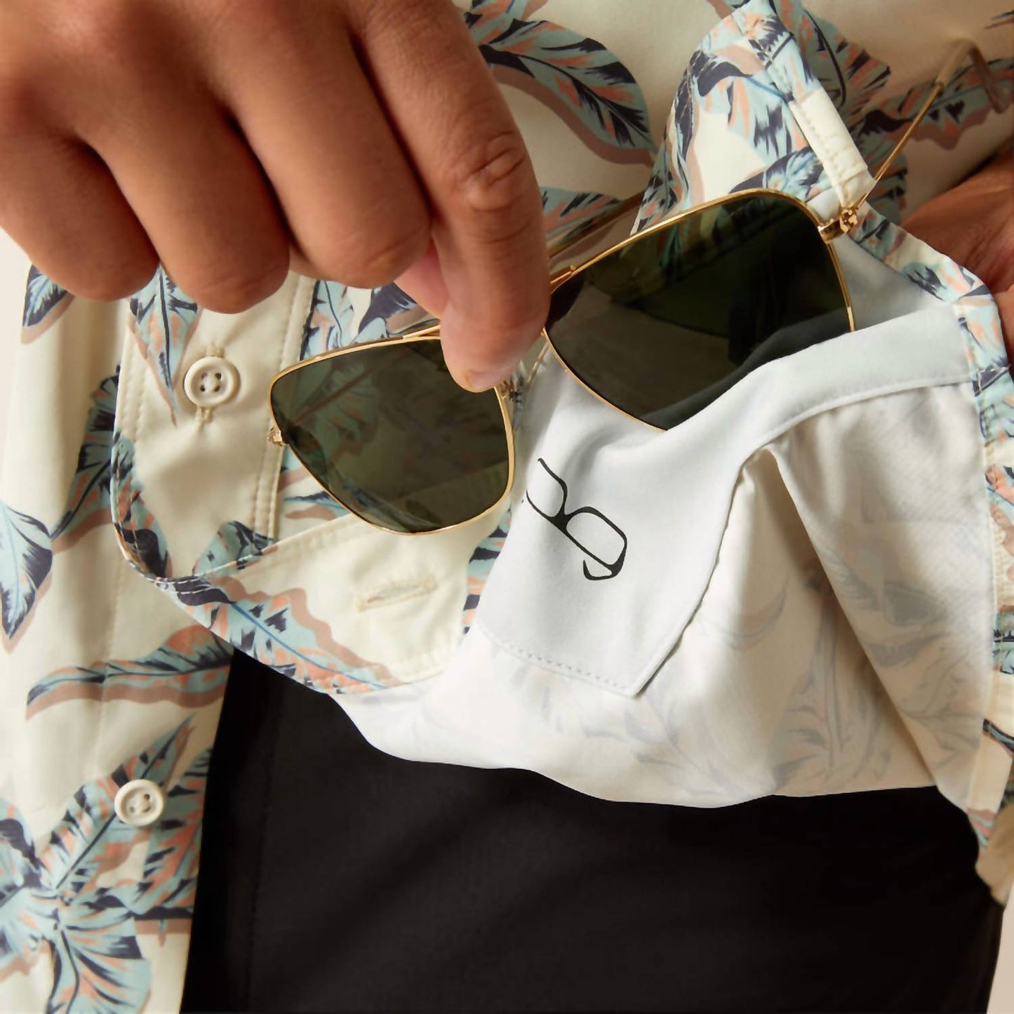 Camisa color crema