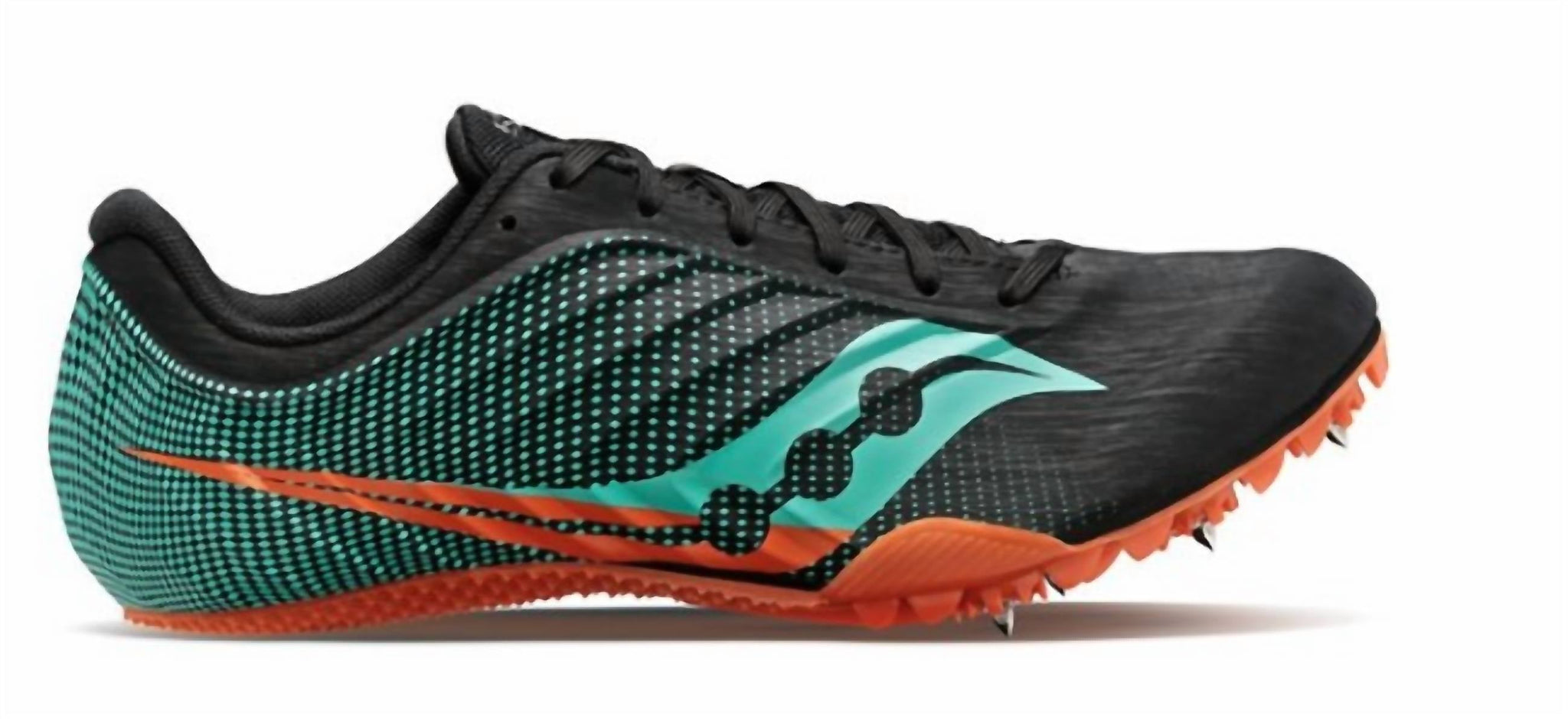Zapatillas con clavos de mujer color negro