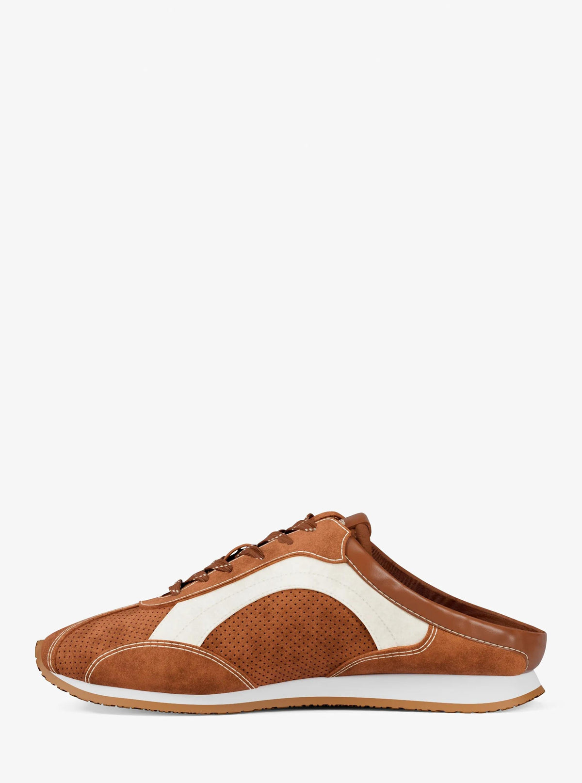 Tenis de gamuza sin cordones