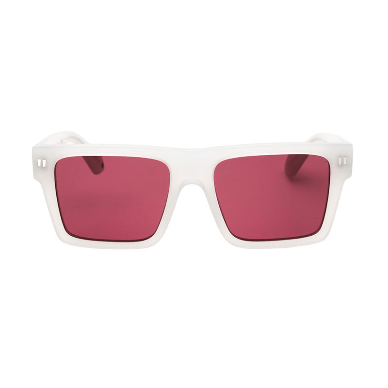 Gafas color gris y vinotinto