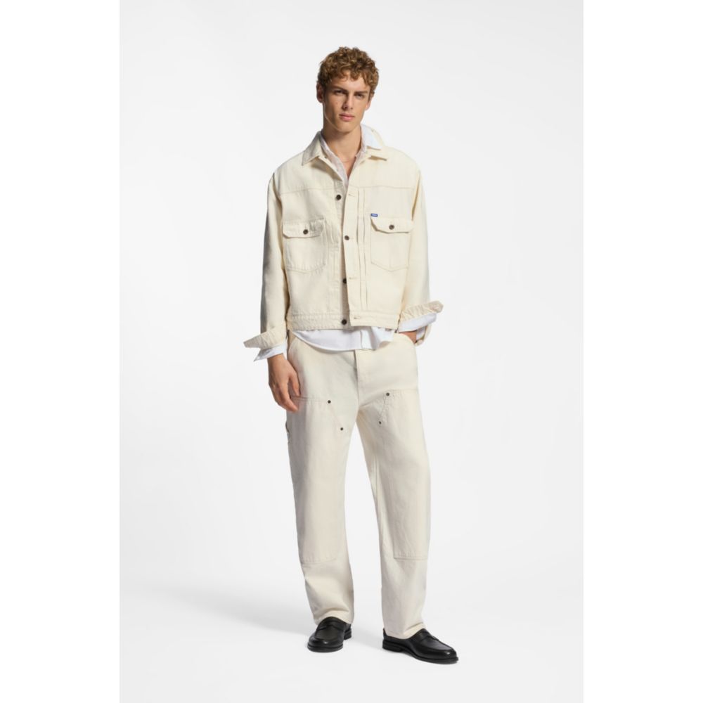 Chaqueta de mezclilla de corte amplio