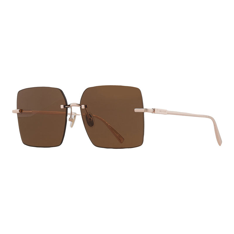 Gafas color oro rosa y café