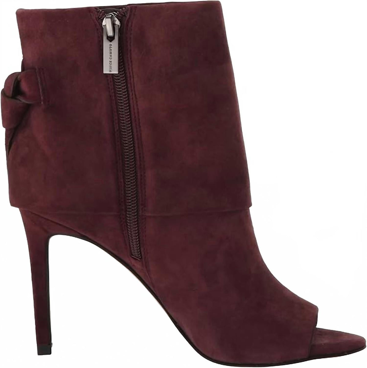 Botines de mujer de gamuza color violeta