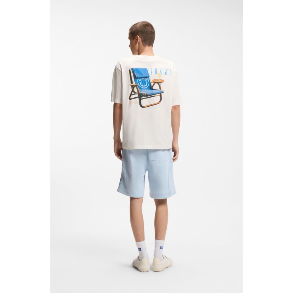 Camiseta de algodón con estampado