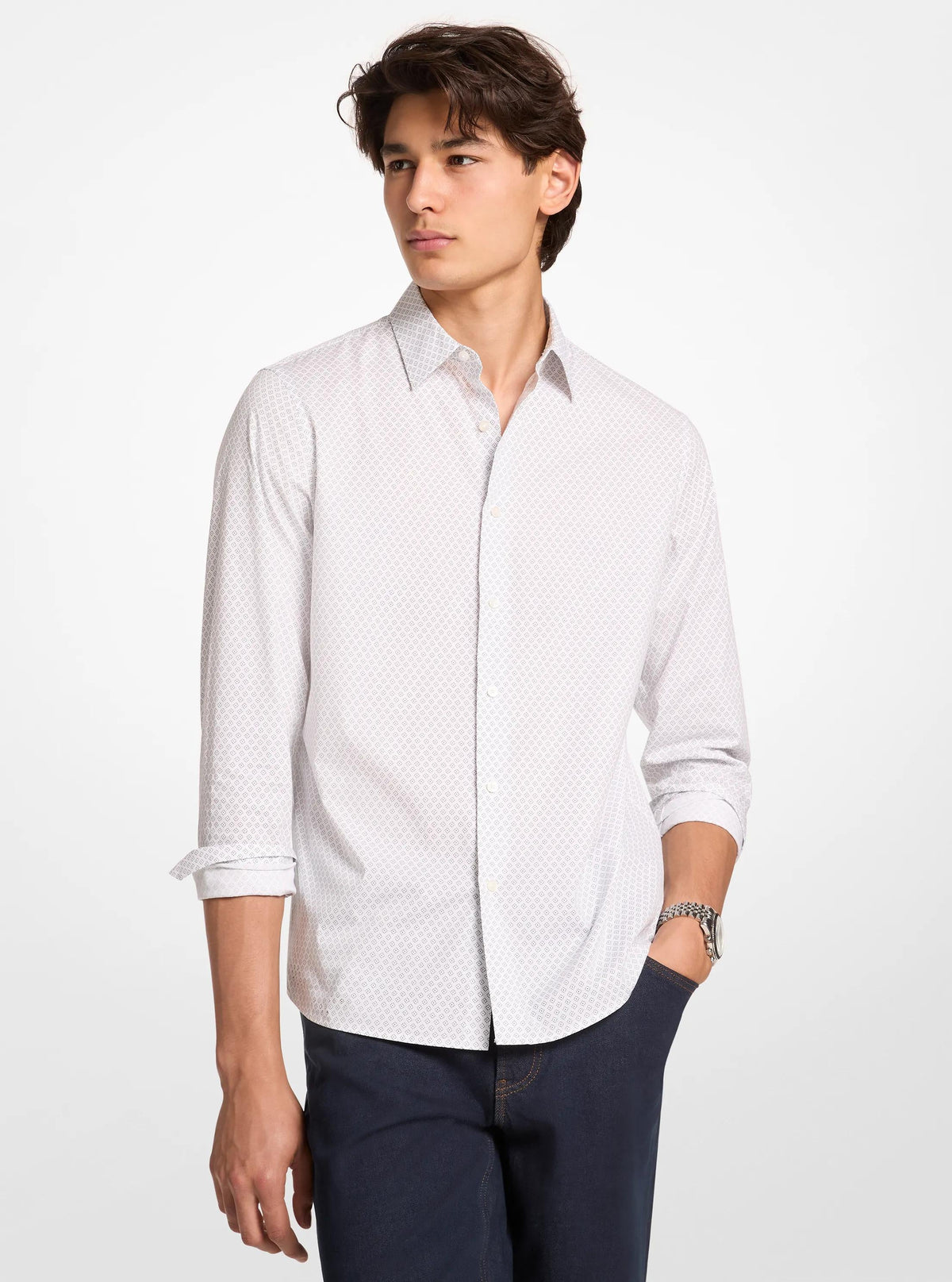 Camisa de algodón con estampado