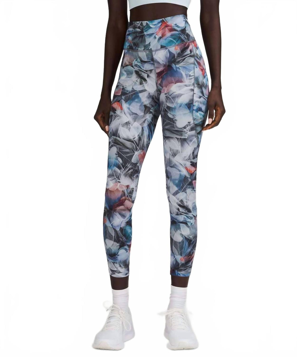 Leggings de tiro alto con estampado floral