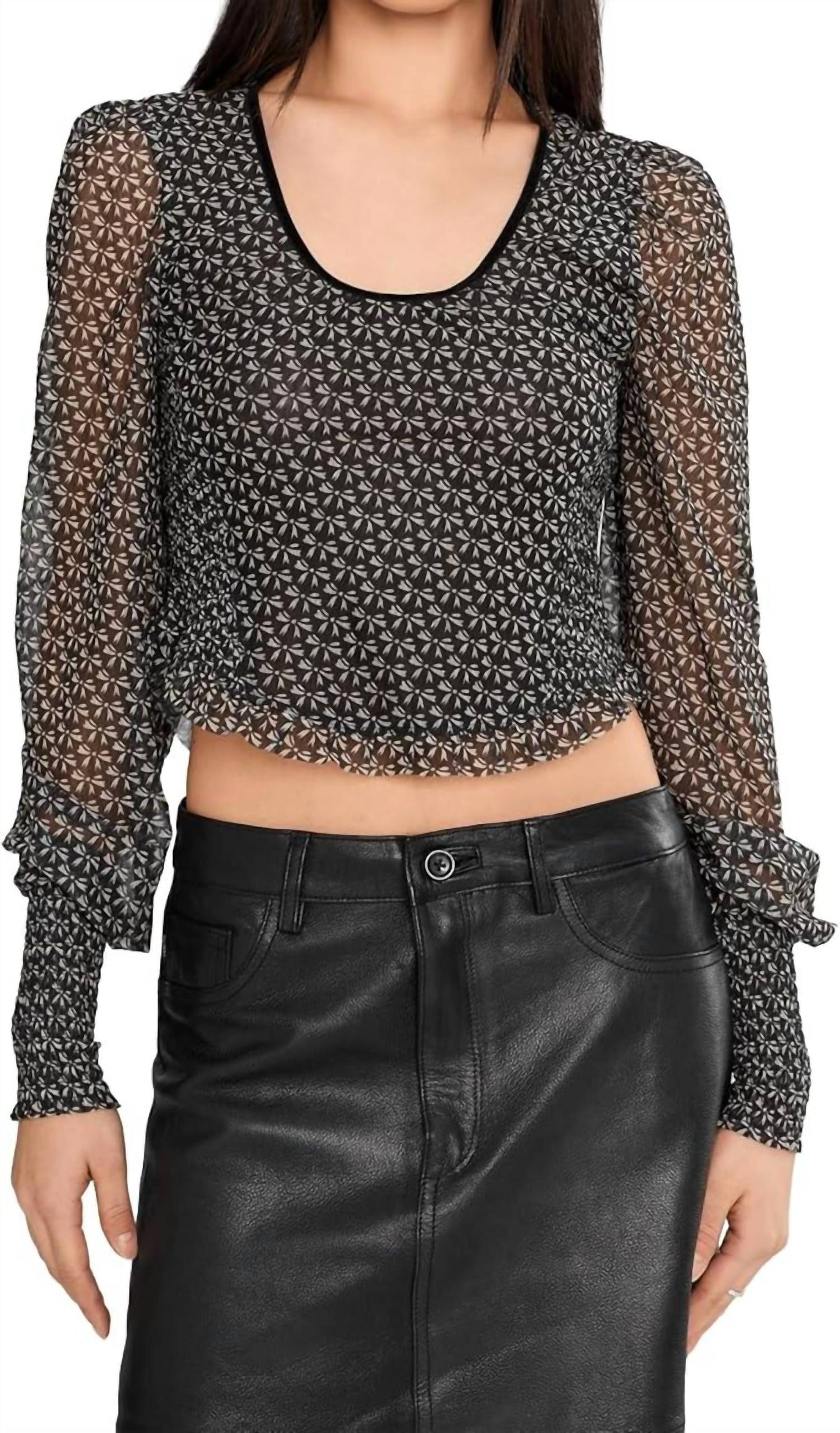Top color negro