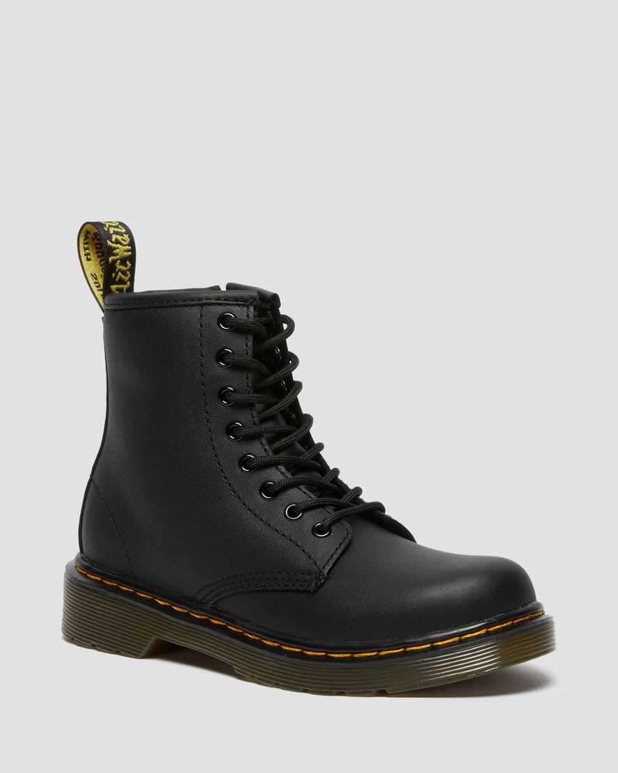 Botas de cuero con cordones