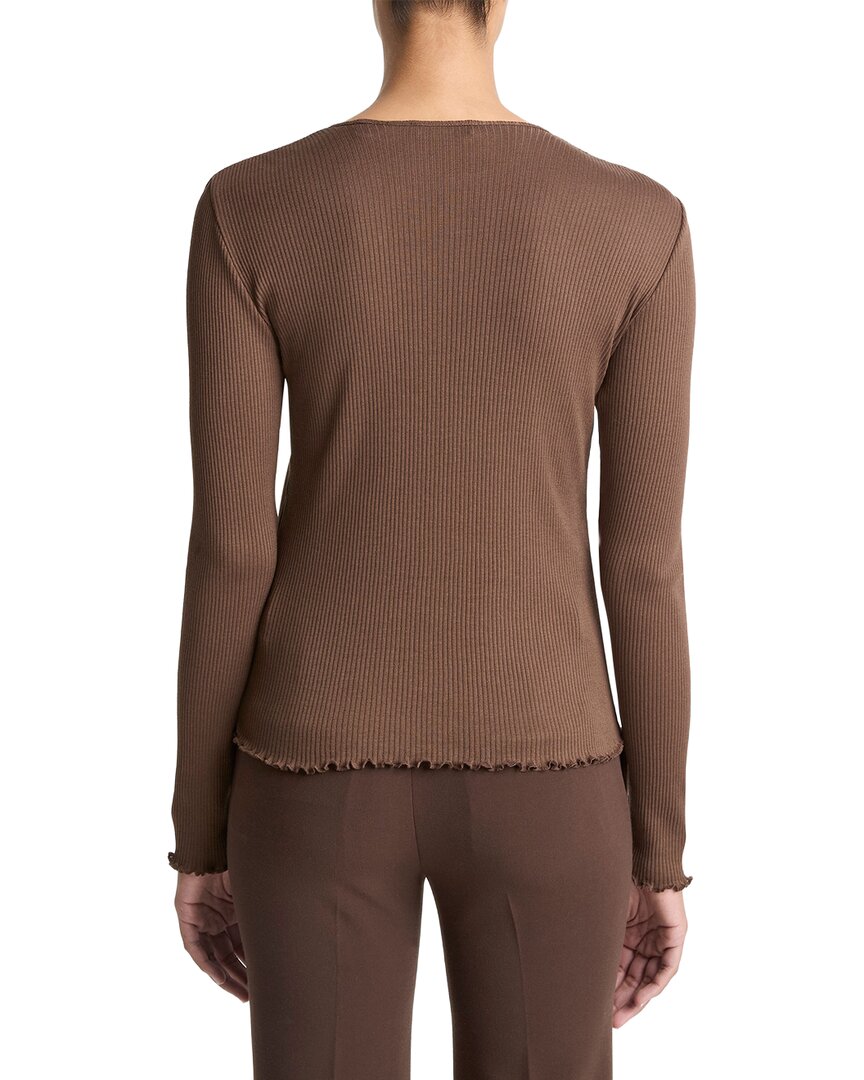 Top con cuello redondo