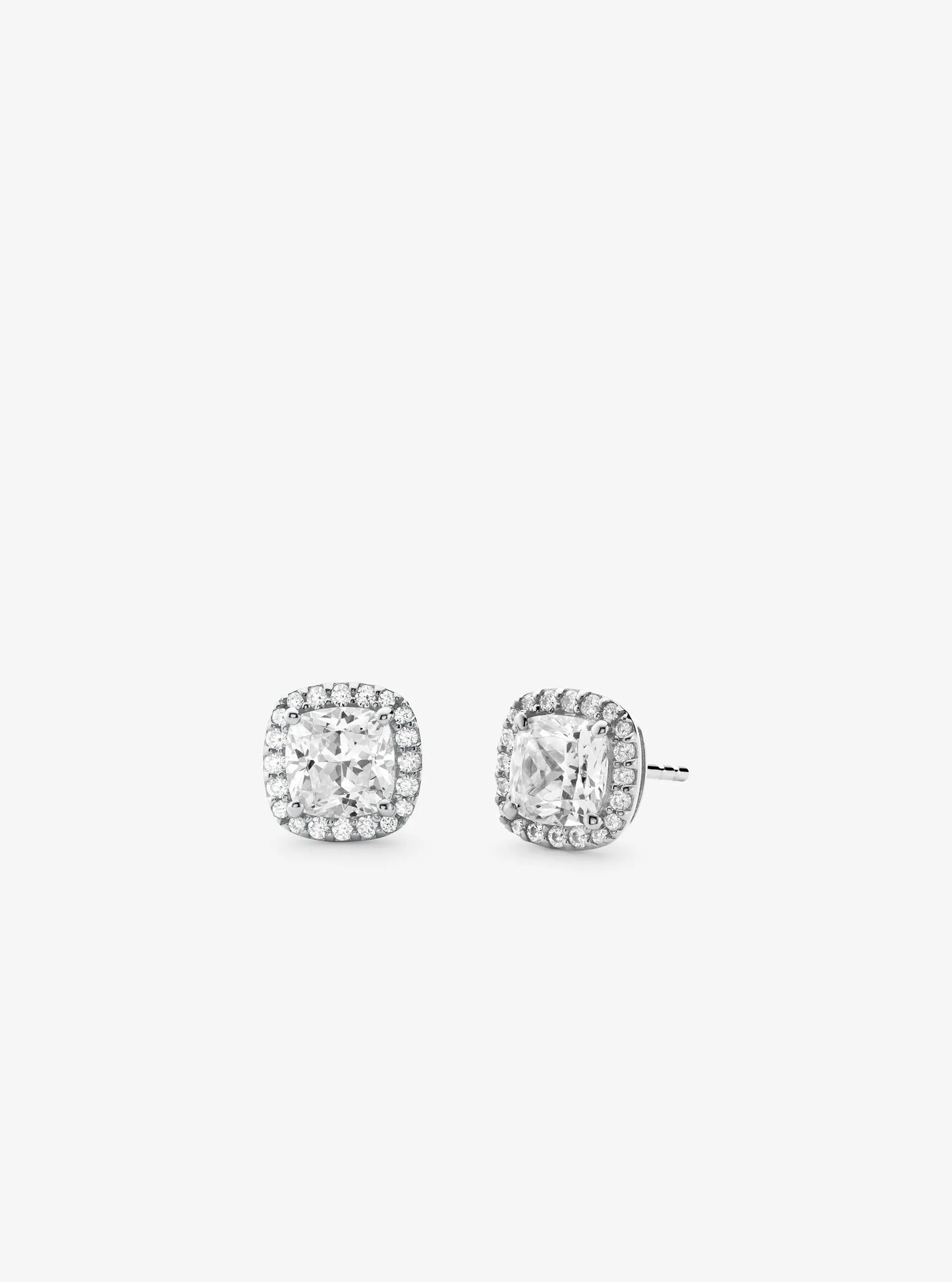 Aretes color plateado