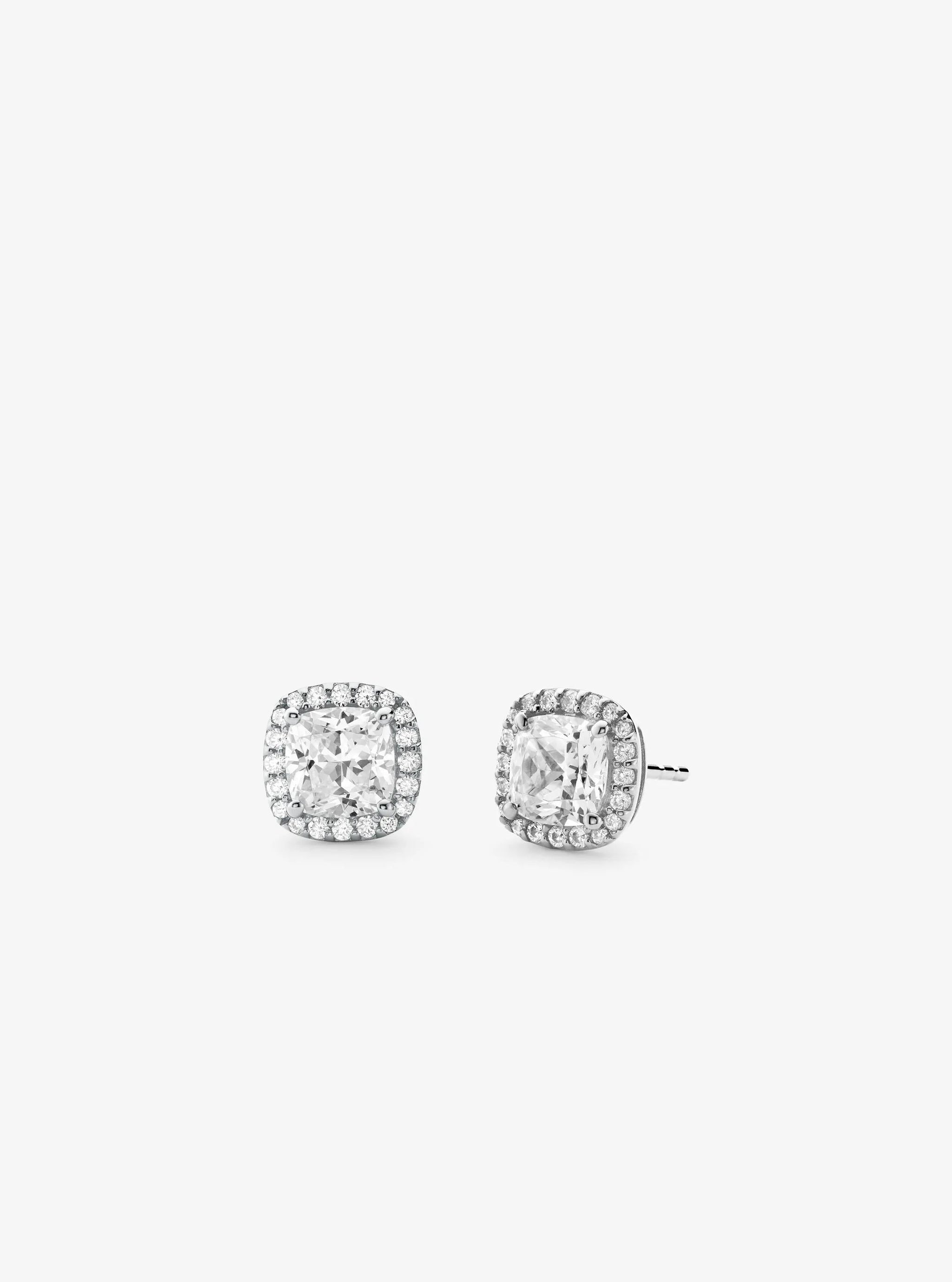 Aretes color plateado
