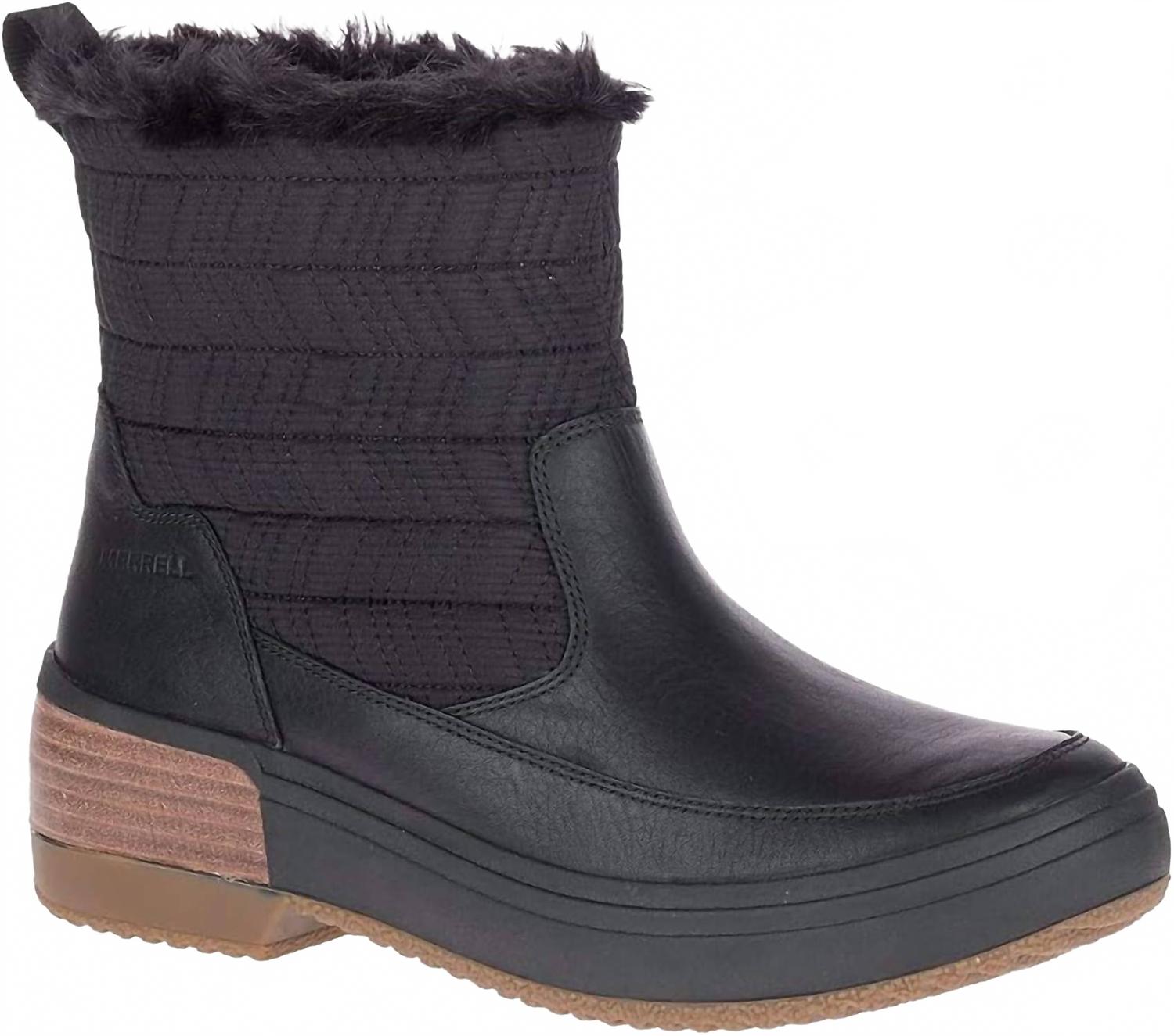 Botas de mujer impermeables color negro