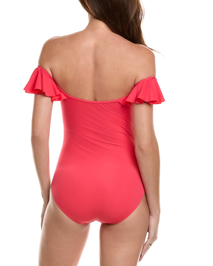 Vestido de baño con hombros descubiertos