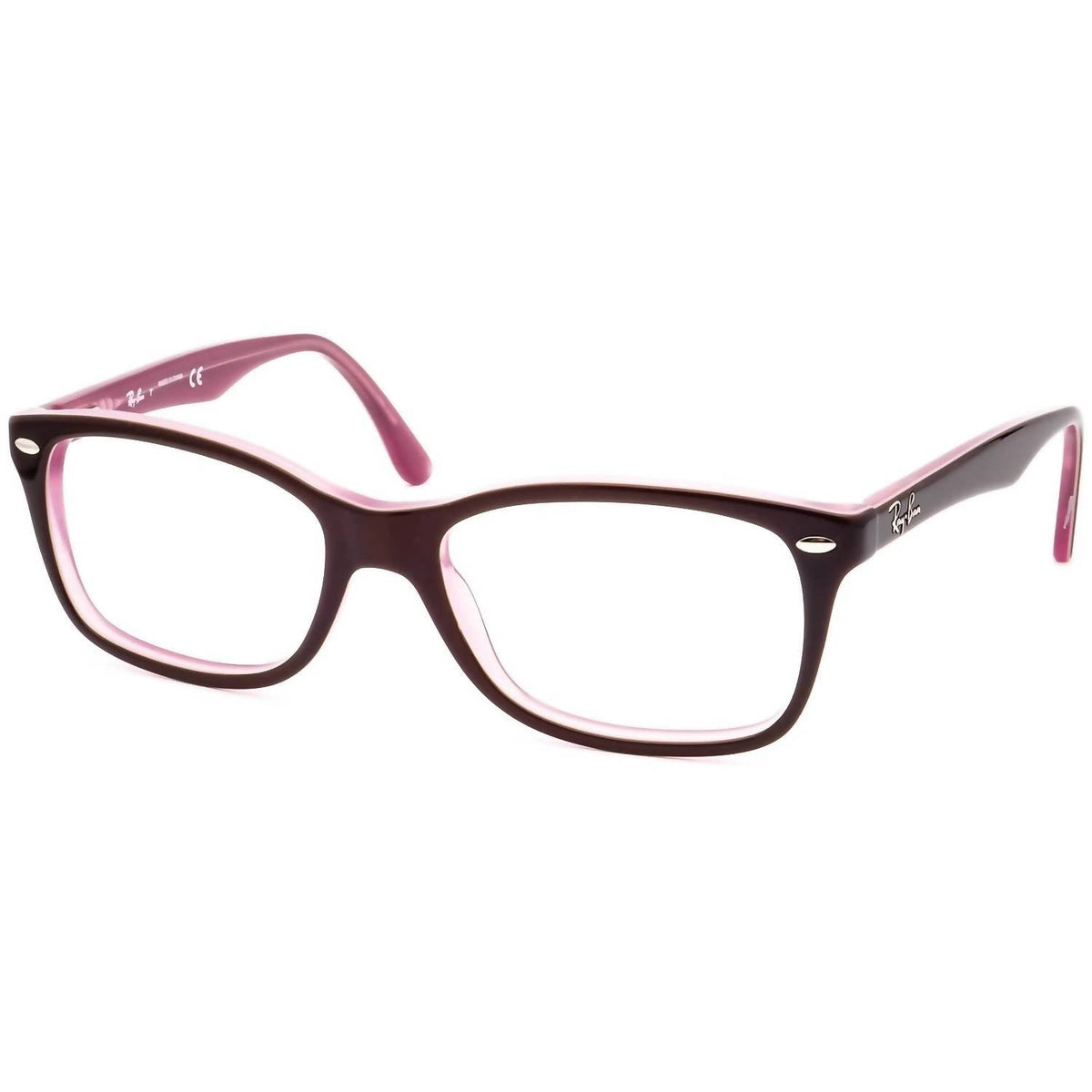 Montura para gafas unisex color café y rosado