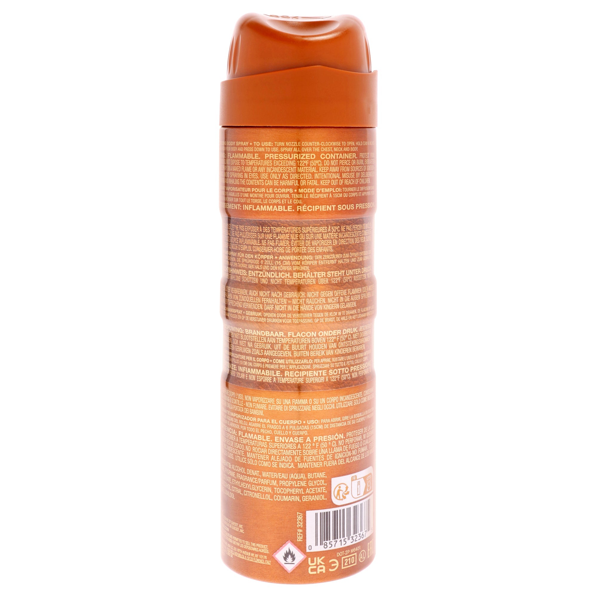 Bruma corporal de hombre 6 oz