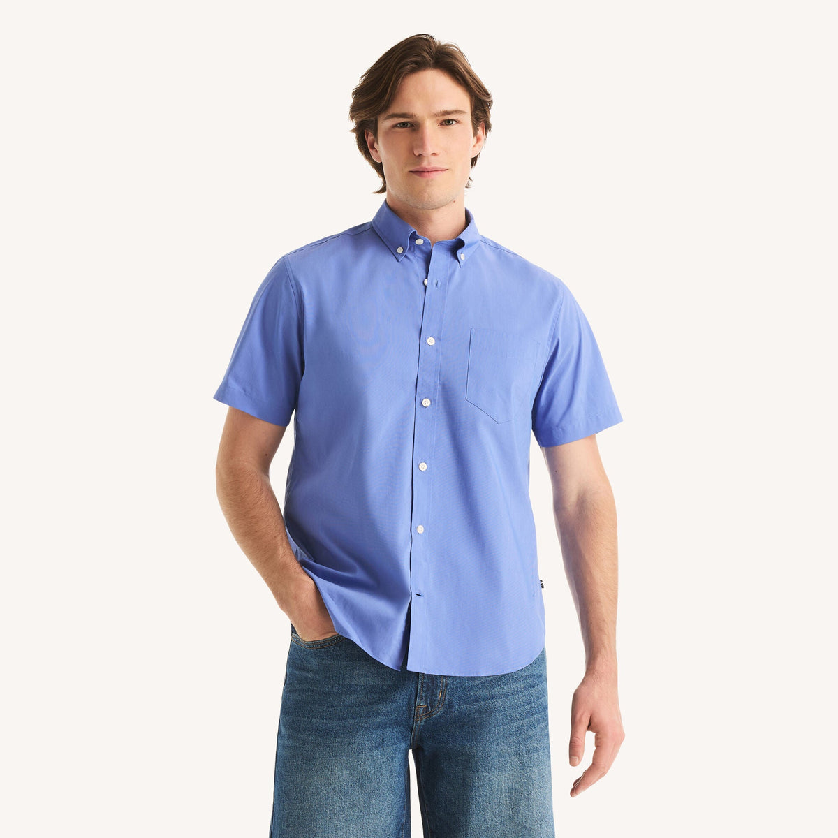 Camisa de hombre de manga corta
