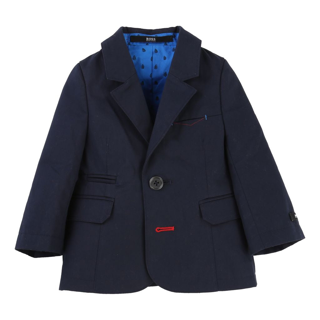 Chaqueta color azul marino
