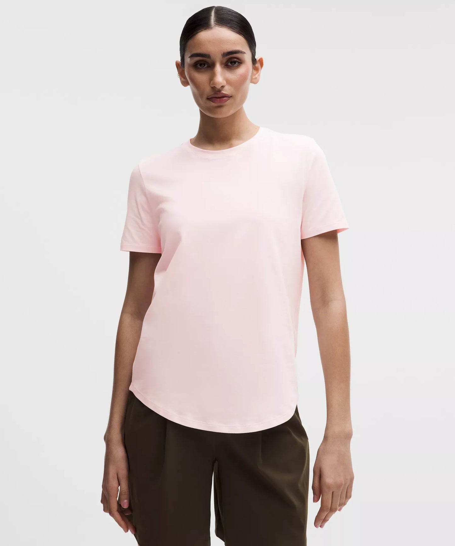 Camiseta con cuello redondo