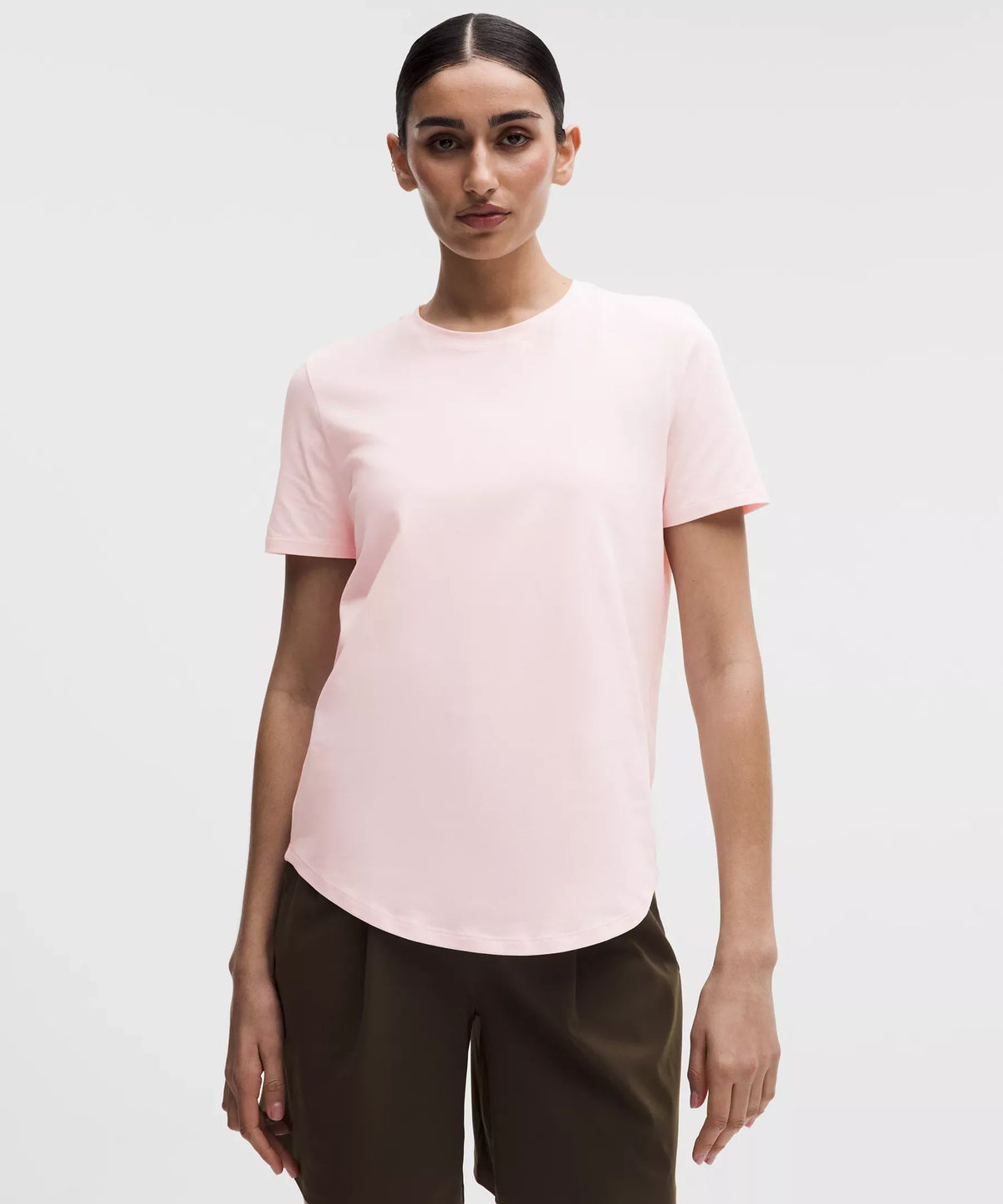 Camiseta con cuello redondo