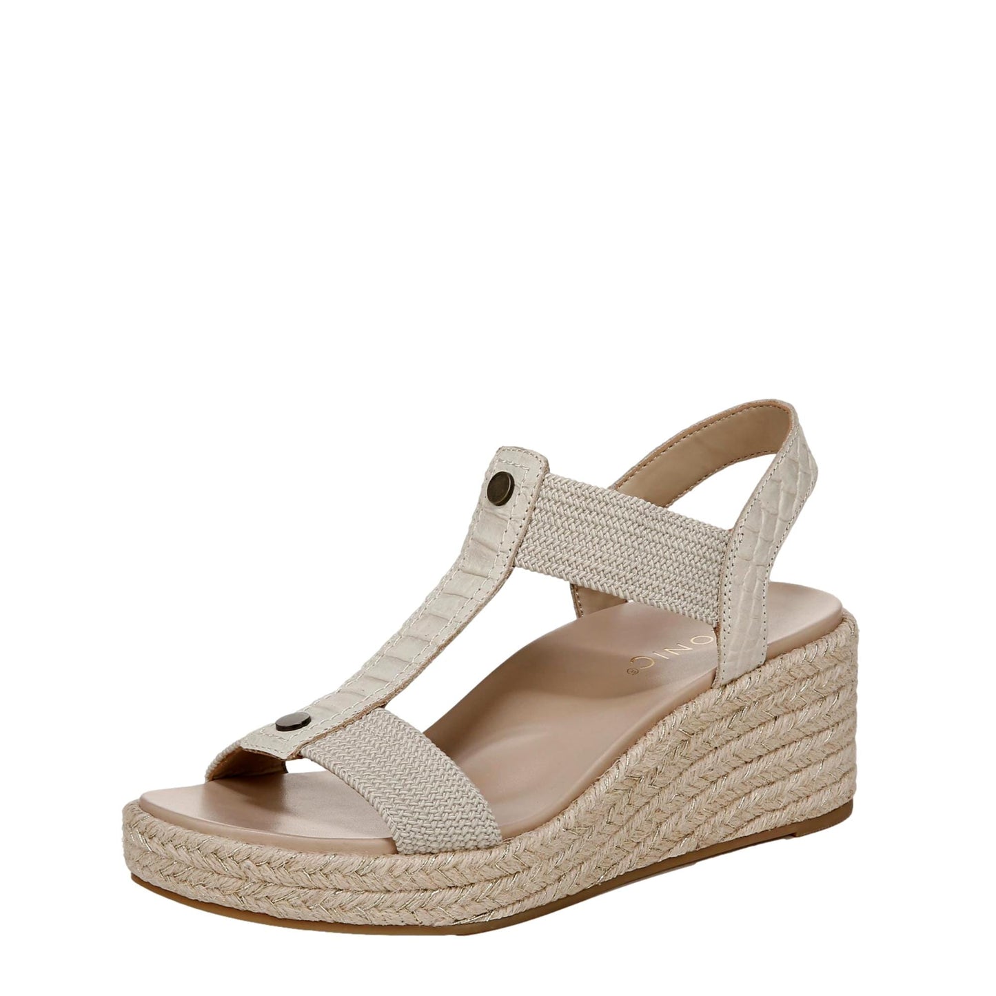 Calzado de mujer de cuero color crema