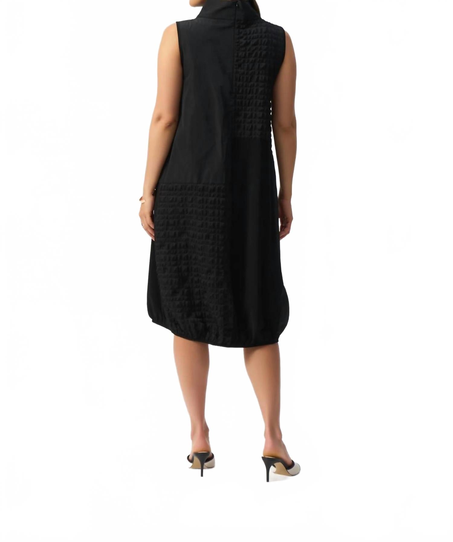 Vestido sin mangas color negro